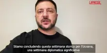 Ucraina, Zelensky: "Impegno costruttivo con Usa per laccordo di pace"