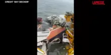 Texas: aereo Marina messicana si schianta in mare, le immagini del relitto