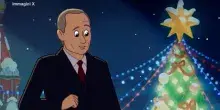 Putin diventa un cartone animato: il video virale sui social