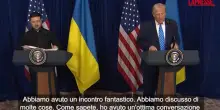 Ucraina, Trump dopo lincontro con Zelensky: "Siamo molto vicini alla soluzione"