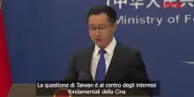 Cina-Taiwan, Pechino: "Qualsiasi atto che oltrepassi i limiti, incontrer&agrave; la nostra risposta"