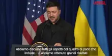 Ucraina, Zelensky ringrazia e stringe la mano a Trump: "Ottenuti grandi risultati"