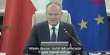 Ucraina, Tusk: "Pace ora &egrave; allorizzonte ma non certa"