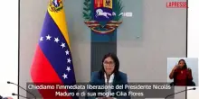 Venezuela, la vicepresidente Delcy Rodr&iacute;guez: "Il Paese &egrave; pronto a difendersi"