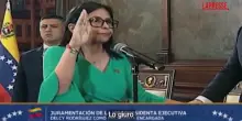 Venezuela, il giuramento di Delcy Rodriguez come presidente ad interim del Paese