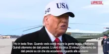 Iran:  Trump: "Preoccupato per i morti, agir&ograve; di conseguenza"