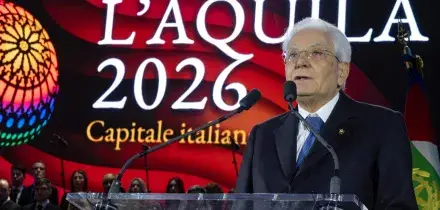 Mattarella a L&rsquo;Aquila: &ldquo;Cultura &egrave; strumento di convivenza e pace&rdquo;