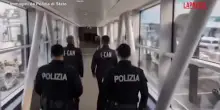 Ndrangheta, latitante Camporesi atterrato a Fiumicino: il video della polizia