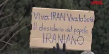 Iran, a Roma bandiere israeliane e ucraine a sostegno dello Sci&agrave;