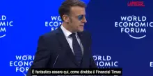 Davos, Macron ironizza su Trump: "Record guerre anche se alcune gi&agrave; risolte"
