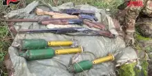 Calabria, scoperto in Aspromonte arsenale con armi da guerra e razzi anticarro