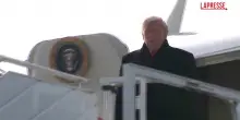 Davos, Trump arriva in Svizzera dopo il guasto allAir Force One