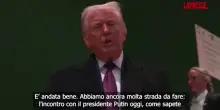 Ucraina, Trump vede Zelensky a Davos: "Incontro buono, la guerra deve finire"