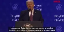 Gaza, Trump: "La guerra sta giungendo al termine, 59 Paesi sono impegnati per la pace"