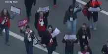 Usa, protesta contro lICE per le strade di Oakland