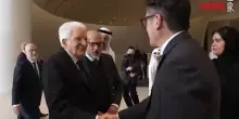 Mattarella ad Abu Dhabi in visita al Museo Nazionale Zayed
