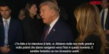Iran, Trump: "Abbiamo molte grandi navi, sarebbe fantastico se non dovessimo usarle"