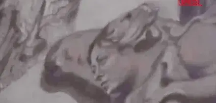 Roma, l&rsquo;angelo con il volto di Meloni nella Basilica di San Lorenzo in Lucina