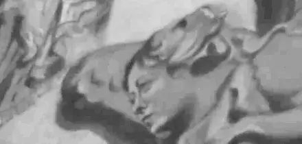 Roma, un angelo con il volto di Meloni nella Basilica di San Lorenzo in Lucina