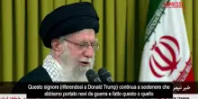 Iran, Khamenei: "Qualsiasi attacco Usa scatener&agrave; guerra regionale"