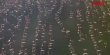 Argentina, pi&ugrave; di 1800 persone tentano di battere il Guinness World Record di galleggiamento simultaneo