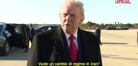 Iran, Trump: "Cambio di regime? Sarebbe la cosa migliore"