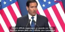 Nucleare, Rubio: "Accordo con Iran difficile, ma ci proveremo"
