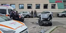 Milano, mini-auto contro scooter: muore 52enne