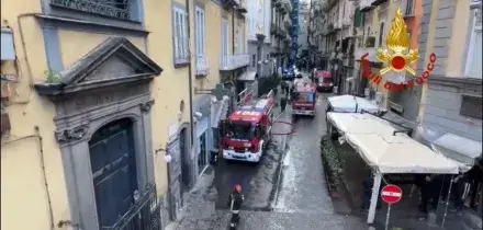 Il Teatro Sannazaro prima dell&rsquo;incendio e l&rsquo;intervento dei Vigili del fuoco &ndash; Le foto