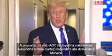 Usa, Trump: "Ocasio-Cortez e Newsom, un imbarazzo per la nostra nazione"
