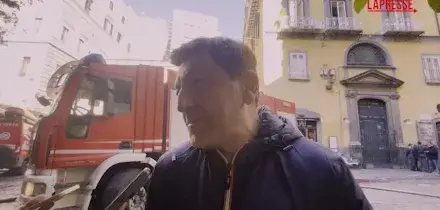 Incendio Sannazaro, lattore Lucio Pierri: "Lara &egrave; una donna straordinaria, &egrave; lei che ha dato forza a noi"