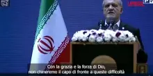 Iran, il presidente Pezeshkian: "Non ci piegheremo alle potenze mondiali"