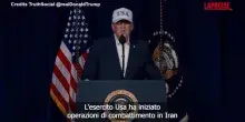 Attacco allIran, Trump: "Teheran non avr&agrave; mai larma nucleare"