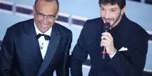 Sanremo 2026, Conti saluta il Festival e parte il corso De Martino