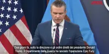 Iran, Hegseth: "Non abbiamo avviato questa guerra ma con Trump la finiamo"
