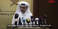 Iran, ministero degli Esteri del Qatar: &ldquo;Superate tutte le linee rosse&rdquo;