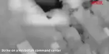 Libano, video dell&rsquo;Idf: colpite presunte infrastrutture di Hezbollah