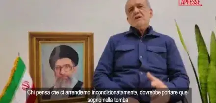 Iran, Pezeshkian a Trump: "Resa incondizionata &egrave; sogno da portarvi nella tomba"