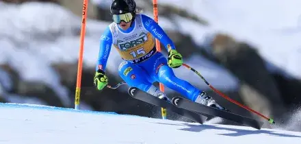 Laura Pirovano fa il bis, vince anche la seconda discesa in Val di Fassa per un centesimo