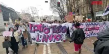 Milano: corteo studentesco contro la violenza di genere