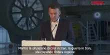 Iran, Macron: "Prepariamo una missione difensiva per riaprire lo Stretto di Hormuz"