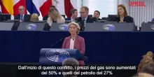 Iran, von der Leyen: "10 giorni di guerra gi&agrave; costati 3 mld per energia"