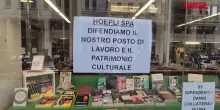 Milano, liquidazione libreria Hoepli: la protesta dei dipendenti