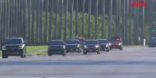 Usa, il gigantesco convoglio di Trump arriva al suo golf club di West Palm Beach