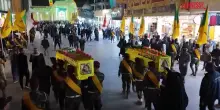 Iraq, a Najaf i funerali per i membri di Kataib Hezbollah uccisi in un attacco aereo