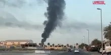 Dubai, drone iraniano all&rsquo;aeroporto provoca incendio