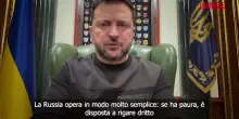 Ucraina, Zelensky: "La Russia, se ha paura, &egrave; disposta a rigare dritto"