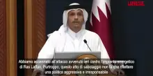 Iran, ministro degli Esteri del Qatar: "Da Teheran politica irresponsabile"