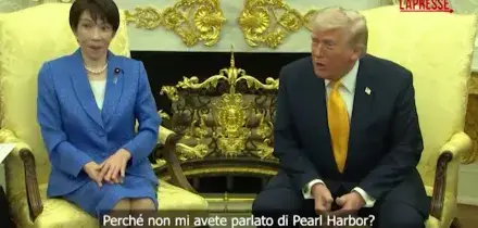 Iran, Trump cita Pearl Harbor davanti a Takaichi: "Chi conosce il concetto di sorpresa meglio del Giappone"