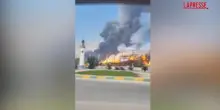 Iran, lattacco al giacimento di South Pars: lesplosione e le fiamme